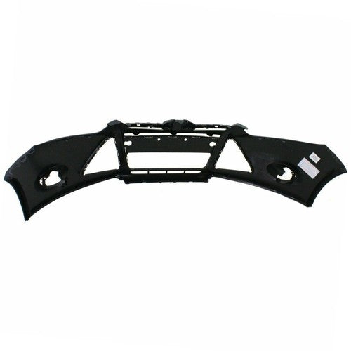 Solid Spare Primered Front Bumper Cover Fit For 12-14 Ford Focus Sedan w/ Tow Hole Plastic