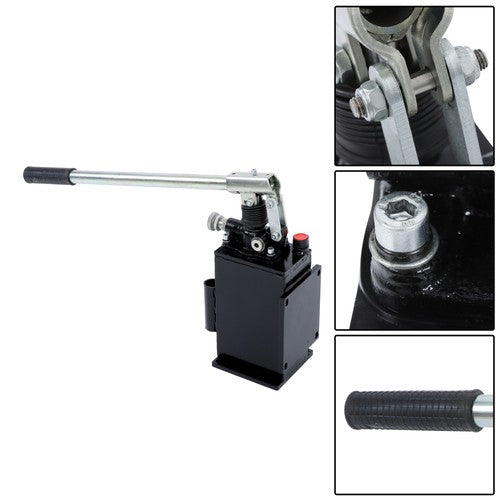 Solid Spare 1.5 CID Hydraulic Hand Pump With Release Knob Single Acting Cylinder