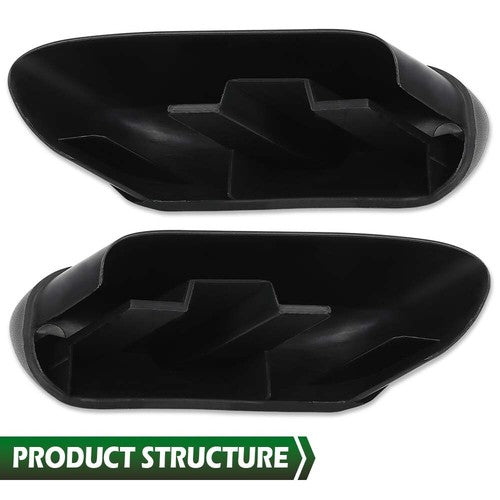 Solid Spare Fit For 2004-2014 Ford F-150 Pickup Running Board Side Step Bar End Cap Pair Set