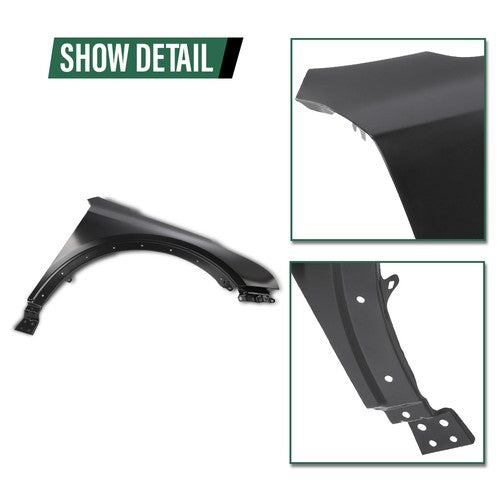 Solid Spare Fender Front Driver & Passenger Fit For 2019-2024 Cadillac XT4 84216122 84216123