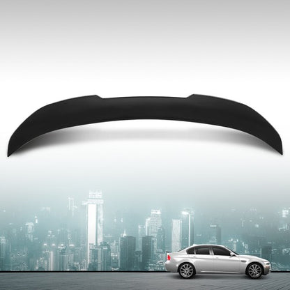 Solid Spare Rear Trunk Spoiler Wing Black Fit For 2006-2011 BMW E90 3-Series M3 PSM Style