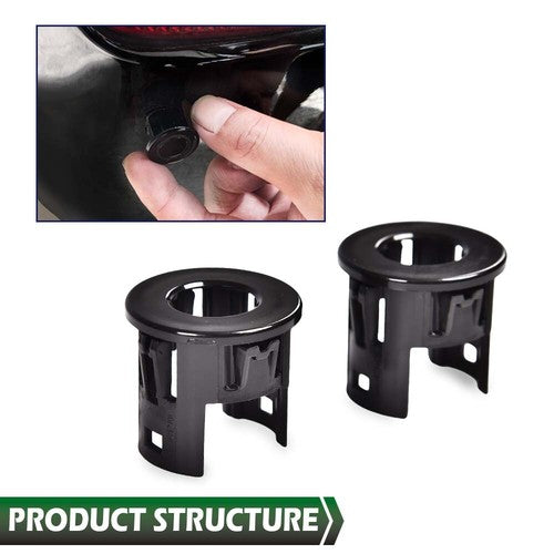 Solid Spare Fit For 14-18 Dodge Ram 1500 2pcs Parking Assist Sensor Bezels 5LS52TZZAA