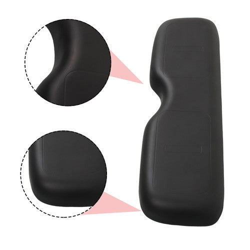 Solid Spare Front Seat Lean Back Cushion Black For EZGO Medalist TXT Golf Cart 1994-2013