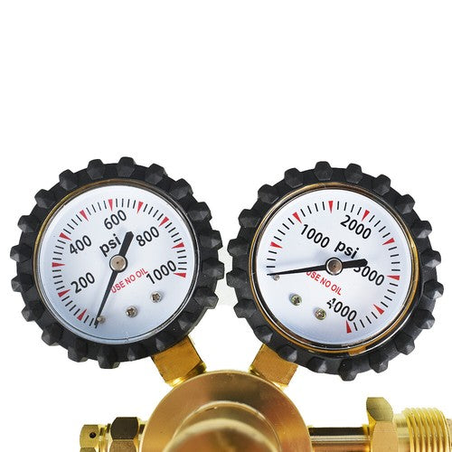 Solid Spare Nitrogen Regulator with 0-800 psi Delivery Pressure 1/4" Flare Output New