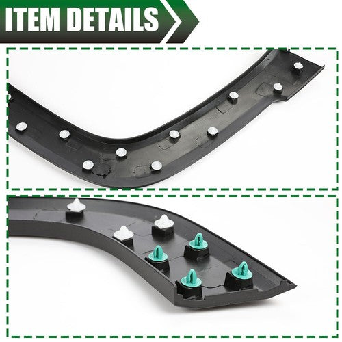 Solid Spare Fit For 2015-2023 Jeep Renegade Front Left Wheel Molding Fender Flare Textured