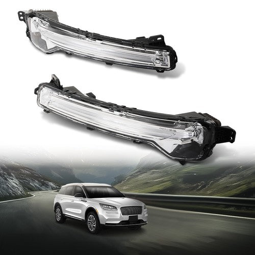Solid Spare LED Turn Signal Lights w/ Bulbs Fit For 2020-2024 Lincoln Corsair Left+Right