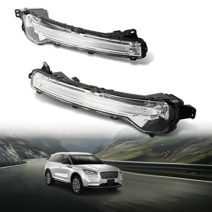 Solid Spare LED Turn Signal Lights w/ Bulbs Fit For 2020-2024 Lincoln Corsair Left+Right