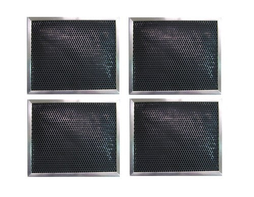 Solid Spare Filters for Broan QS1 QS3 QS2 Carbon Range Hood Filter 30" Charcoal - 4 Pack