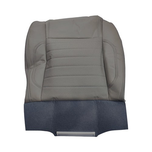 Left Driver Bottom Leather Seat Cover Gray For 2010 - 2014 Ford Mustang GT