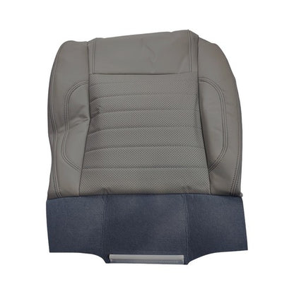 Left Driver Bottom Leather Seat Cover Gray For 2010 - 2014 Ford Mustang GT