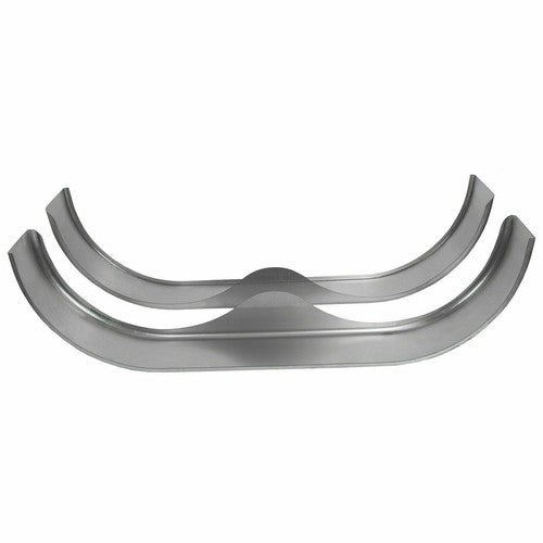 Solid Spare (2) Tandem Teardrop Alloy Steel Fenders 66"L x 18"H x 9"W For Enclosed Trailers