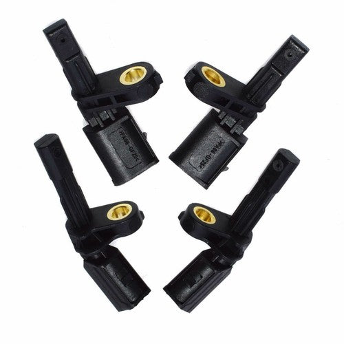 Fits for Audi & Volkswagen Set 4 ABS Wheel Speed Sensor Front Rear Left & Right