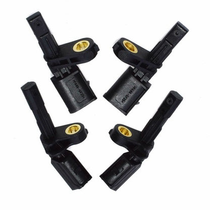 Fits for Audi & Volkswagen Set 4 ABS Wheel Speed Sensor Front Rear Left & Right