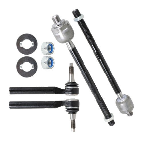 Solid Spare ES800762 For Hummer H3 H3T 4pcs Series Front Inner Outer Tie Rod End LH & RH Kit