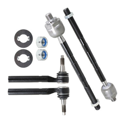 Solid Spare ES800762 For Hummer H3 H3T 4pcs Series Front Inner Outer Tie Rod End LH & RH Kit