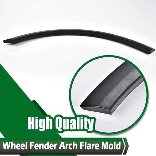 Solid Spare Fit For 2016-2021 Tesla Model X Rear Right Fender Flare Wheel Well Arch Molding