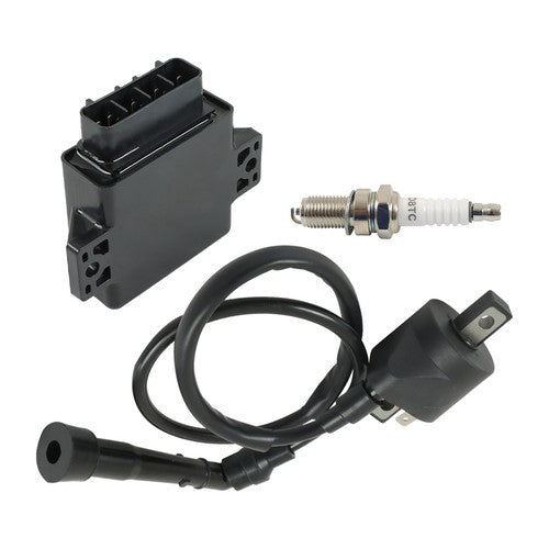 Solid Spare Ignition Coil Spark Plug CDI Box For Polaris Predator 500 2005 2006 2007 3089613