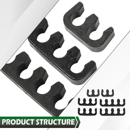 Solid Spare Fit For Chevy GMC 4.8L 5.3L 6.0L Square Ignition Coil & Spark Plug Wire 8 Pack