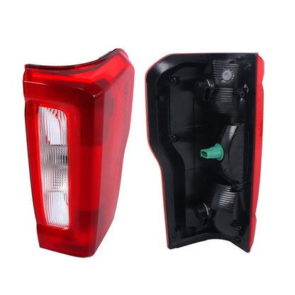 Solid Spare w/o Blind Spot Tail Light For 2023-2024 Ford F250 F350 Black Rear Right Halogen