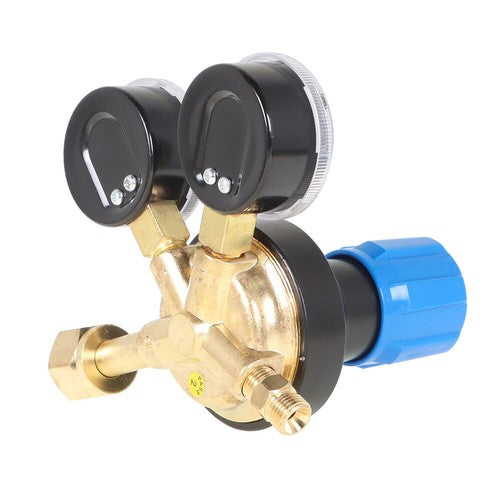 Solid Spare Oxygen CGA-540 Acetylene CGA-510 Regulators 2 PC Dual Welding Gas Gauges