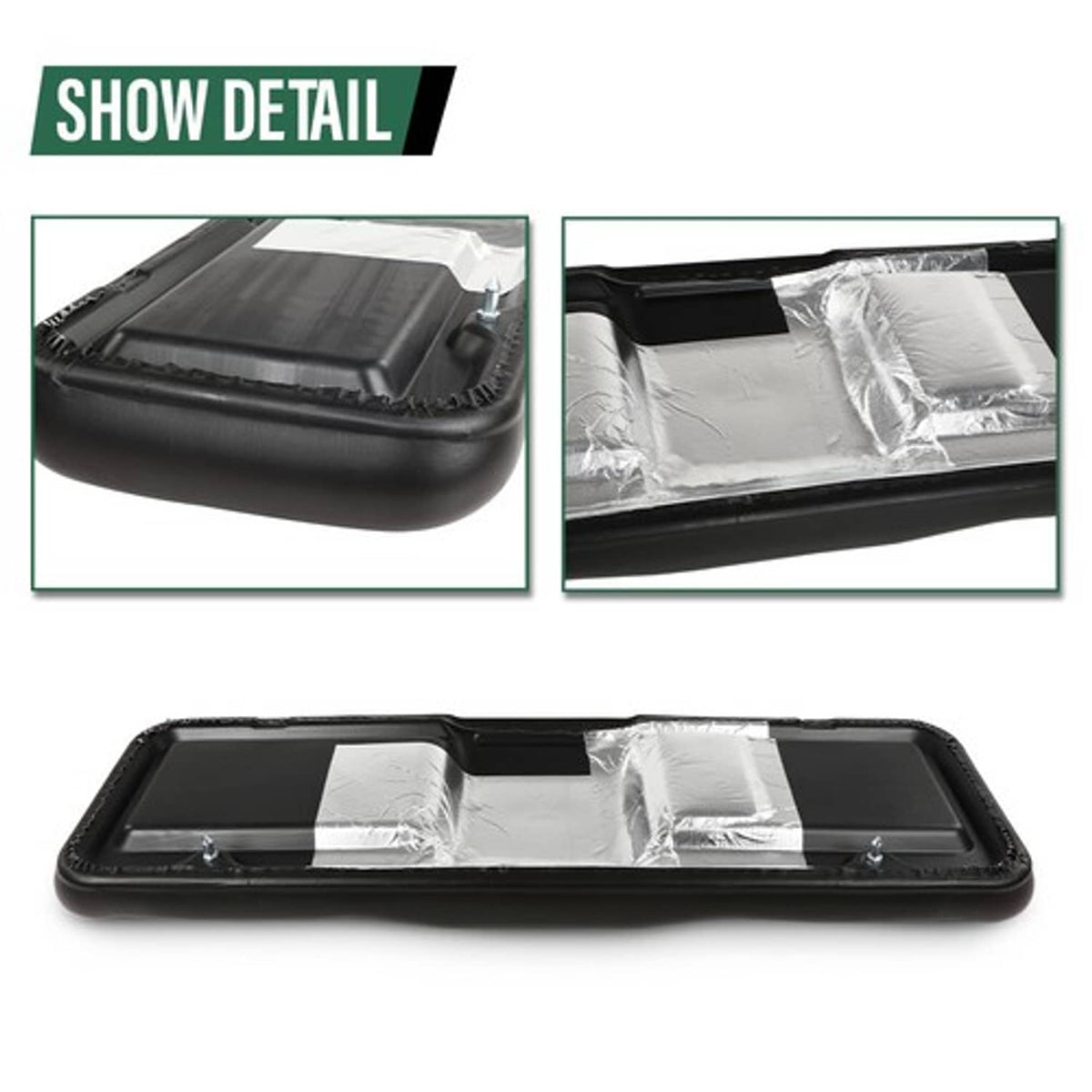 Solid Spare Seat Bottom Black Fit For Polaris Ranger 2X4,4X4,6X6(05,06),2X4/4X4 (06, 07)+++