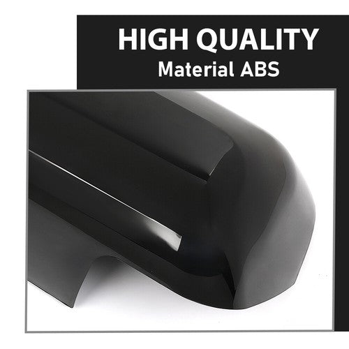 Solid Spare Black Replacement Door Mirrors Covers Right+Left Side Fit For Peterbilt 579