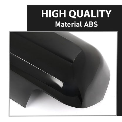 Solid Spare Black Replacement Door Mirrors Covers Right+Left Side Fit For Peterbilt 579