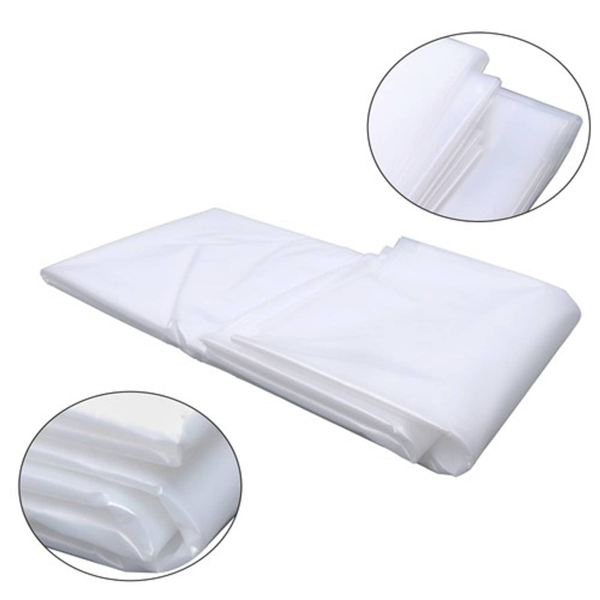 Solid Spare Clear Greenhouse Plastic Sheeting -6 mil UV Resistant Polyethylene 14 × 25 FT US