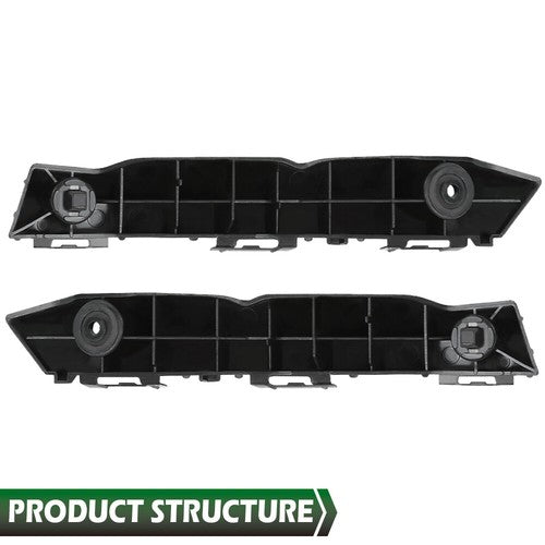Solid Spare Fit For 2015-2017 Toyota Camry Bumper Bracket Front Left & Right Side Pair