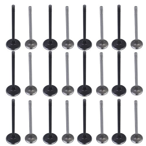 Solid Spare Intake Exhaust Valves w/ Seals For Dodge Stratus Magnum Chrysler 98-10 2.7L DOHC