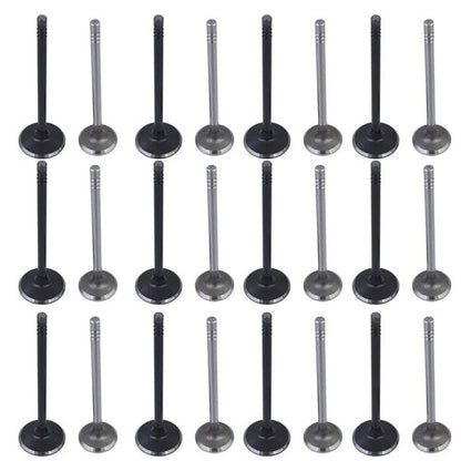 Solid Spare Intake Exhaust Valves w/ Seals For Dodge Stratus Magnum Chrysler 98-10 2.7L DOHC