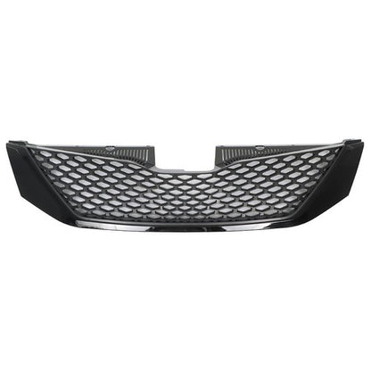 Solid Spare Front Upper Grille Grill Honeycomb ABS Plastic Black For Toyota Sienna 2011-2017