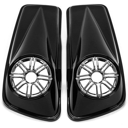 Solid Spare 6.5" Saddle bags Speaker Lids For Harley Touring Road King Street Glide 2014-24