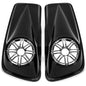 Solid Spare 6.5" Saddle bags Speaker Lids For Harley Touring Road King Street Glide 2014-24