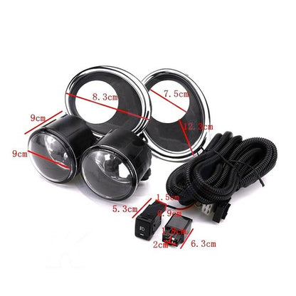 For Nissan Rogue Sport 2017-2019 Fog Lights Lamp Bulb+Switch+Harness+Cover Set