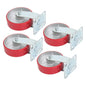 Solid Spare 4 Pack 6" × 2" Heavy Duty Swivel Caster Wheels 4800Lbs Industrial Polyurethane