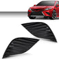 Solid Spare Fit For 18-20 Toyota Camry Front Bumper Fog Light Cover Left+Right Side