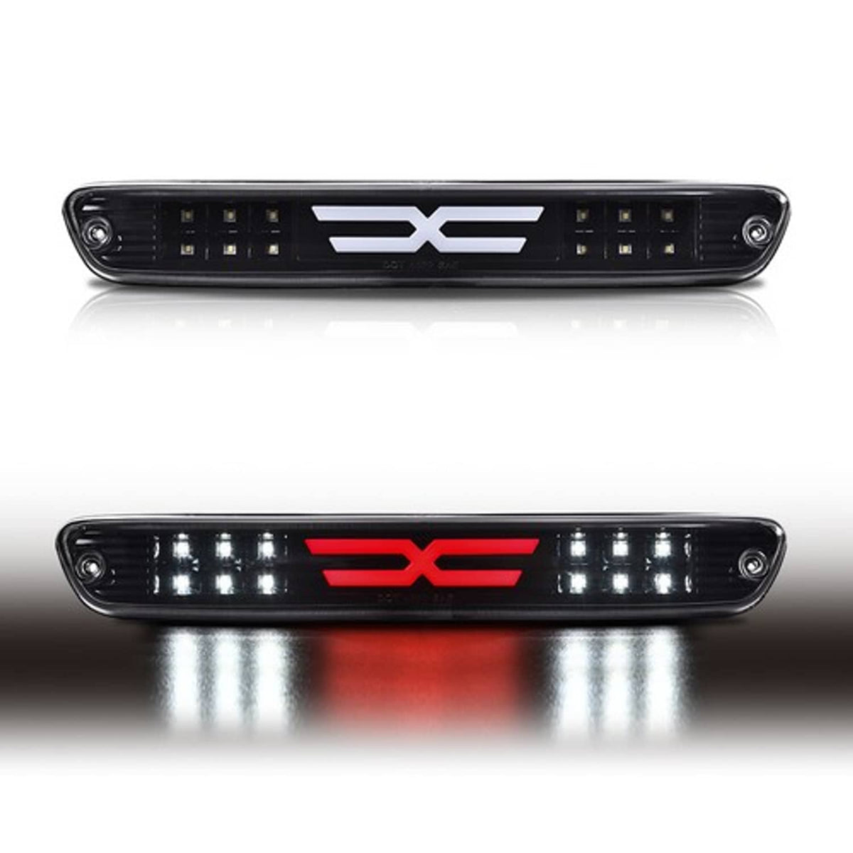 Solid Spare Fit For 04-12 Chevy Colorado/GMC Canyon LED 3rd Brake Light Cargo Lamp Black