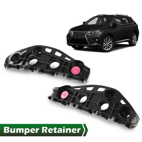 Solid Spare Fit For 2013-2015 Lexus RX350 RX450h Front Bumper Face Bar Retainer Left+Right