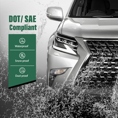 Solid Spare LED Fog Light Driving Lamp Right Passenger Side Fit For 14-23 Lexus GX460 GX400