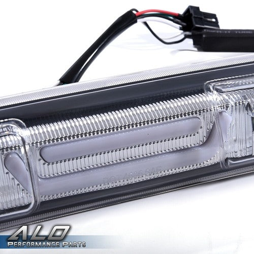 Solid Spare Fit For 1999-2007 Silverado/Sierra Clear LED BAR Third 3rd Brake+Cargo Light