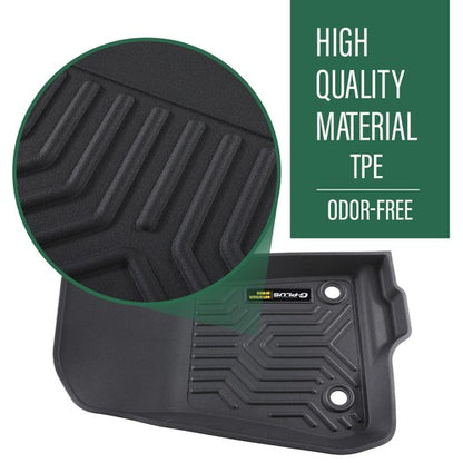 Solid Spare TPE Floor Mats Fit For 18-2023 Jeep Wrangler JL Unlimited All Weather Car Liners