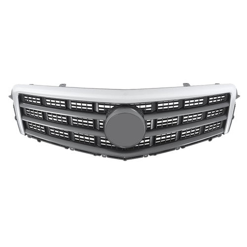 Solid Spare Plastic Front Bumper Upper Grille Gray New Fit For Cadillac ATS 2013-2014
