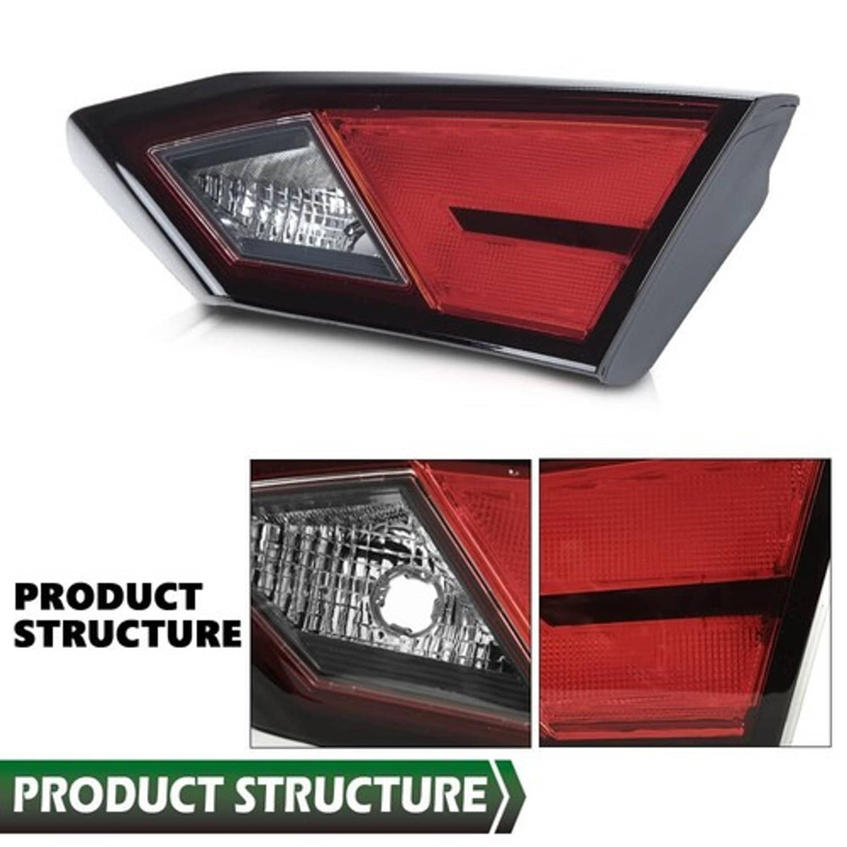 Solid Spare New Fit For 2019-2022 Nissan Altima Inner Tail Light Rear Brake Lamp Right Side