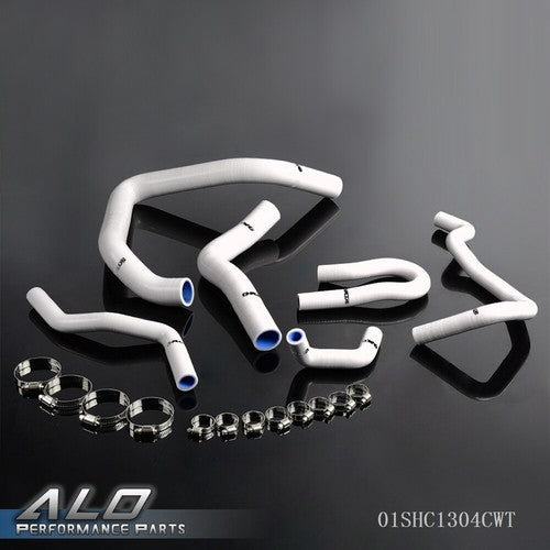 Solid Spare White Silicone Radiator Hose Kit Fit For 92-00 Civic Type R EK EG B16A B18C B20B