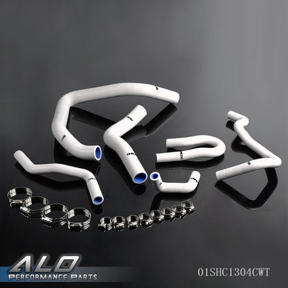 Solid Spare White Silicone Radiator Hose Kit Fit For 92-00 Civic Type R EK EG B16A B18C B20B