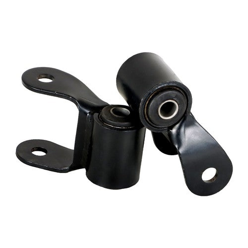 Solid Spare Black Rear Leaf Spring Shackle Kit For Jeep For Cherokee Wagoneer 1984-2001