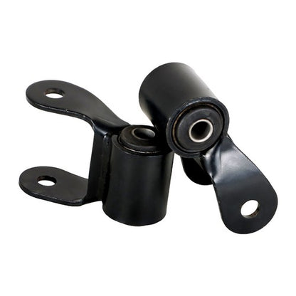 Solid Spare Black Rear Leaf Spring Shackle Kit For Jeep For Cherokee Wagoneer 1984-2001