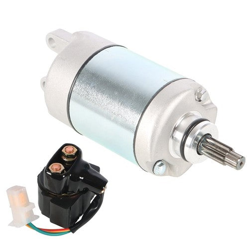 Solid Spare For Honda Fourtrax 300 TRX300 TRX300FW 2X4 4X4 1988-00 Starter W/ Relay Solenoid