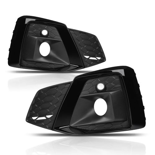 Solid Spare Fog Light Cover Lamp Trim Fit For 2020-2023 Audi A5 S5 Sportback Left+Right